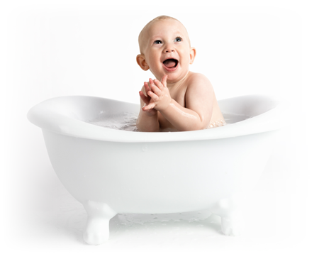Baby in a Bath